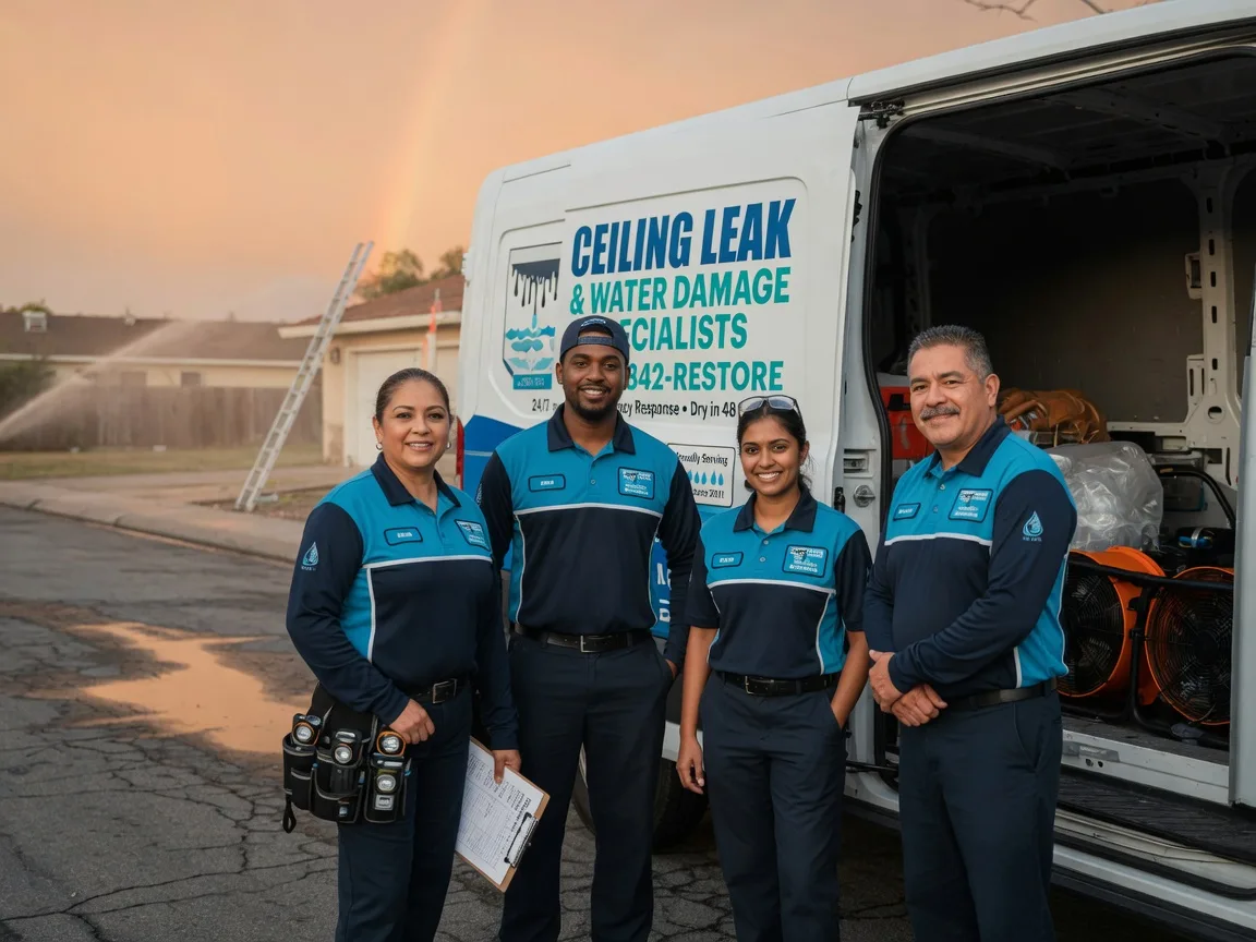 Ceiling Leak Cleanup company in Morton, PA